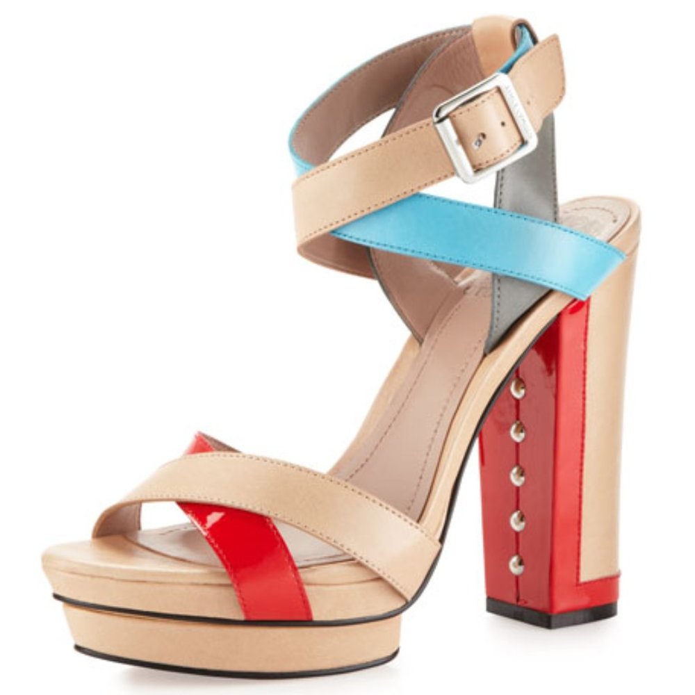 Vince Camuto Pamir Colorblock Platform Sandals